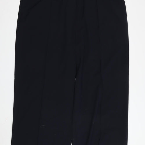 Marks and Spencer Women's Black Regular Trousers