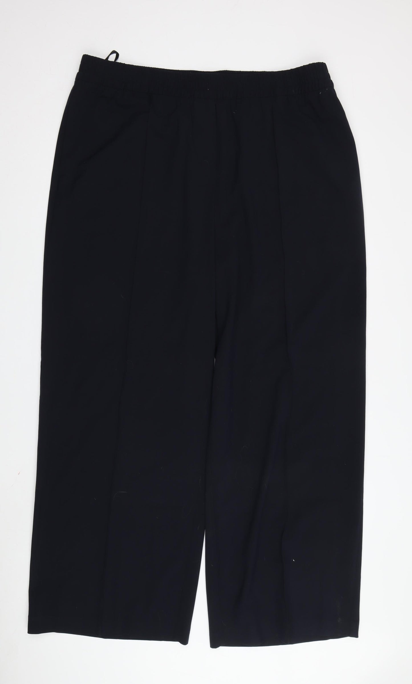 Marks and Spencer Women's Black Regular Trousers