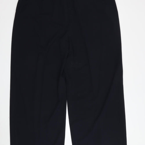 Marks and Spencer Women's Black Regular Trousers