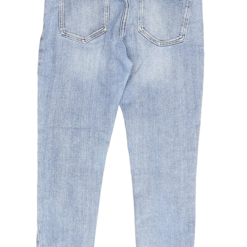 Next Women's Blue Skinny Jeans, Size 12, Light Wash