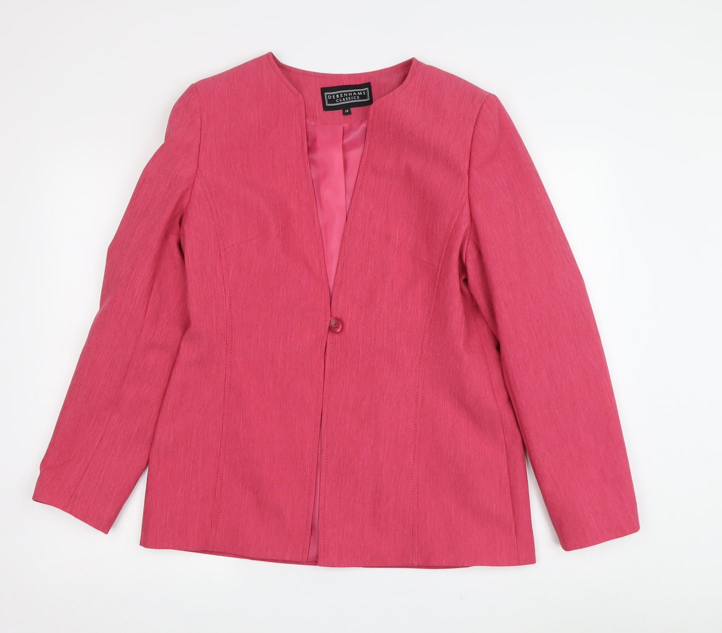 Debenhams Pink Women’s Blazer - Size 12