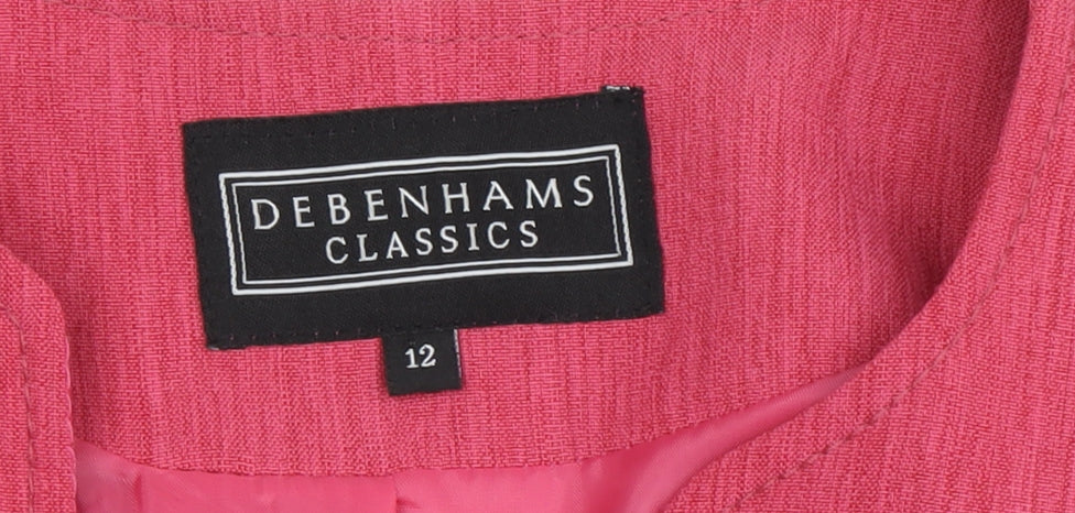 Debenhams Pink Women’s Blazer - Size 12