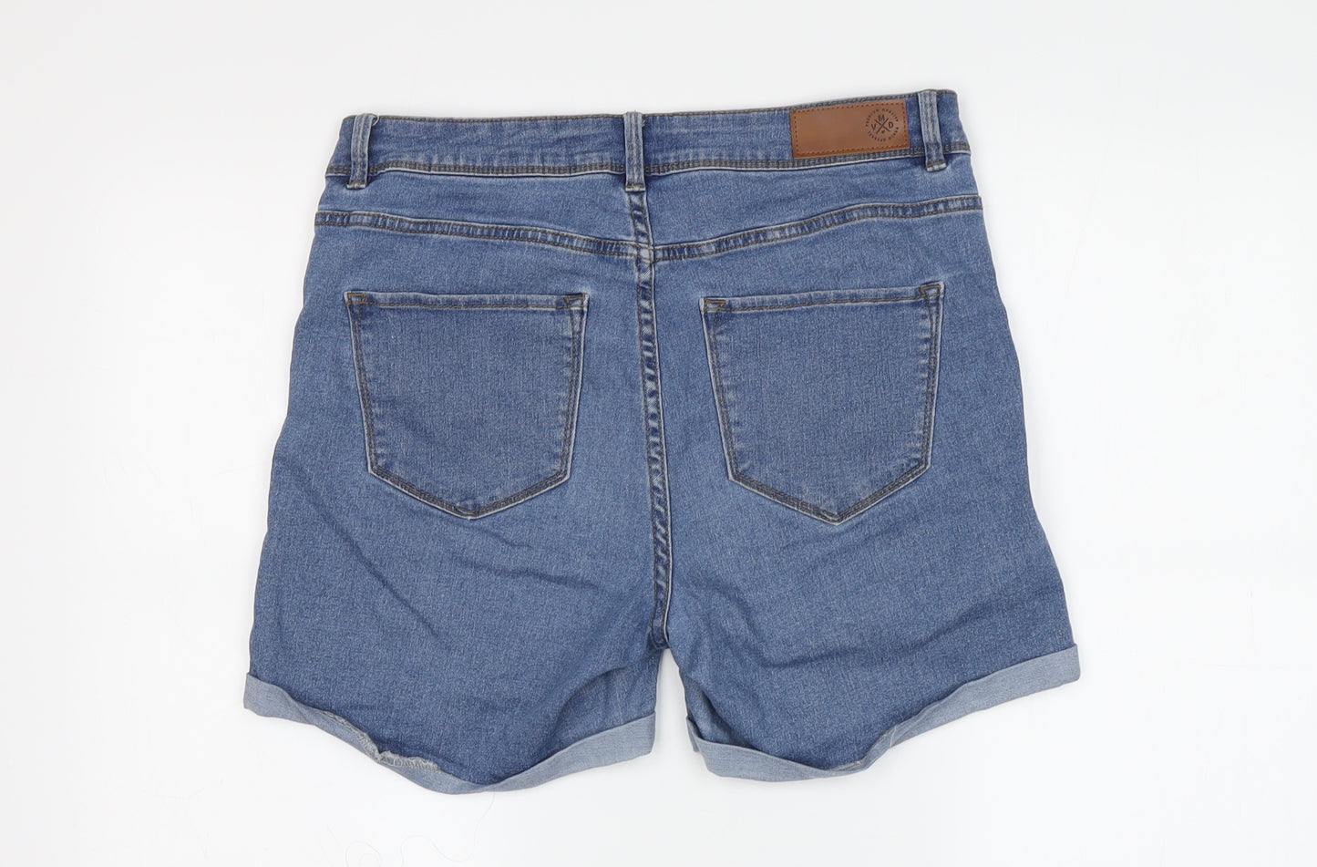 Vero Moda Women's Blue Denim Boyfriend Shorts, M