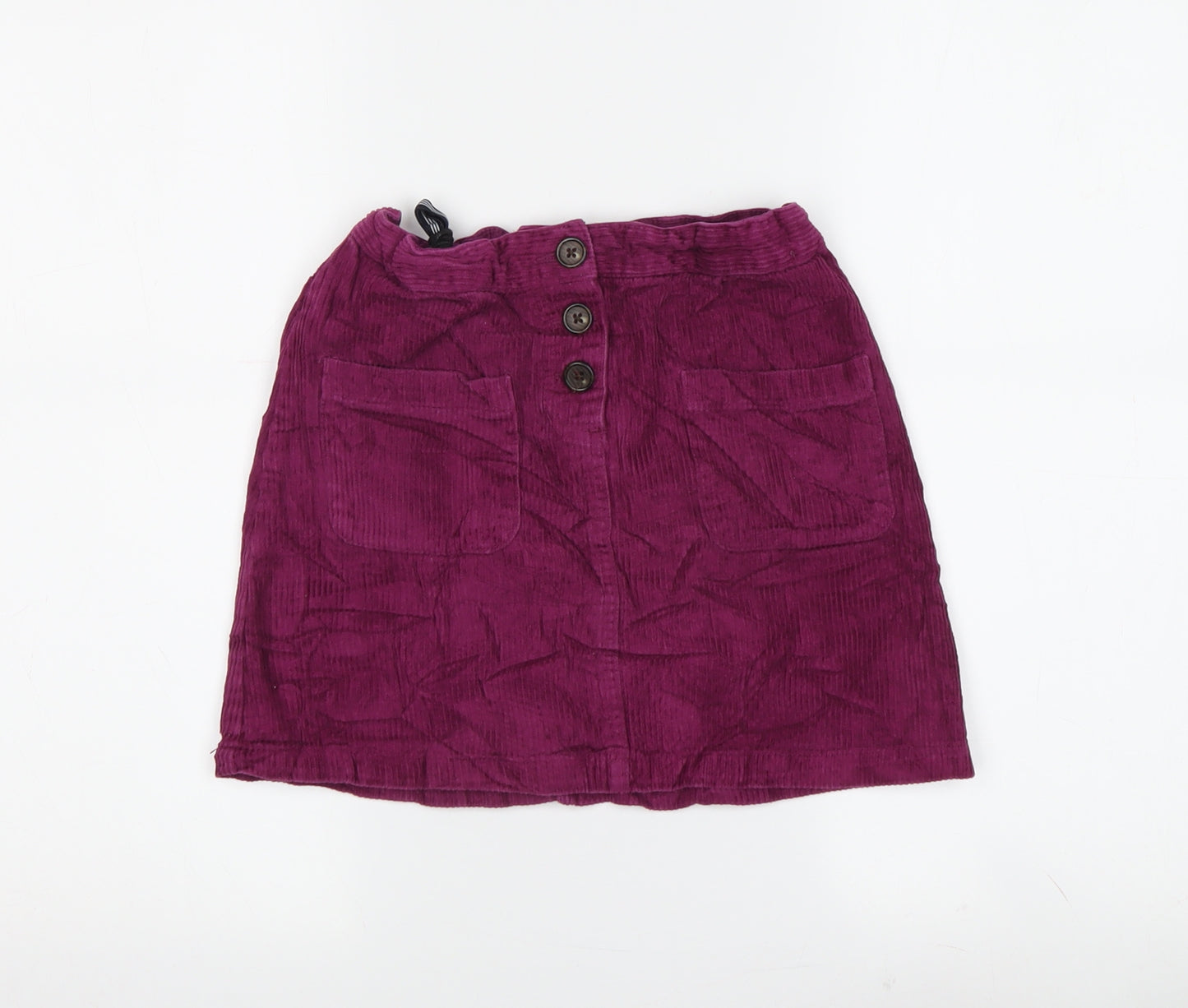 John Lewis Girls Pink Corduroy Skirt, 8 Years, Cotton
