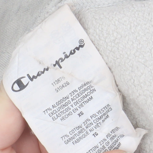 Champion Men's Grey XL Pullover Hoodie