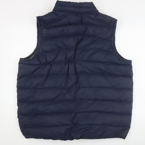 Timberland Men's 3XL Blue Puffer Waistcoat - Winter Layer