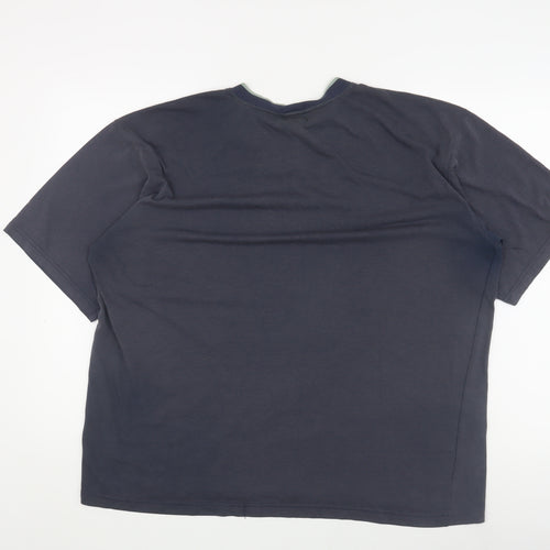 Umbro Men's XL Blue V-Neck T-Shirt