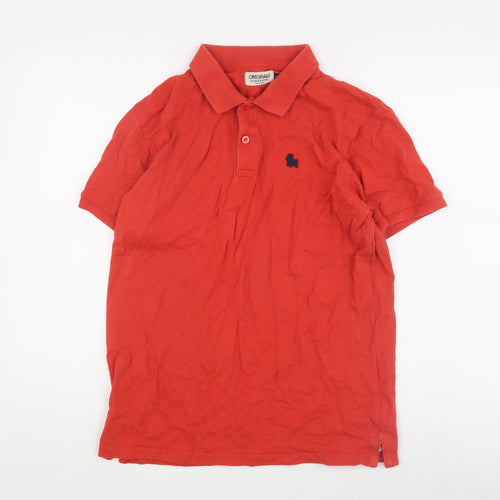 Jack & Jones Red Men's Polo Shirt L Size Casual