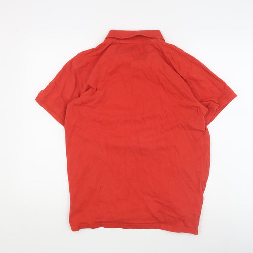 Jack & Jones Red Men's Polo Shirt L Size Casual