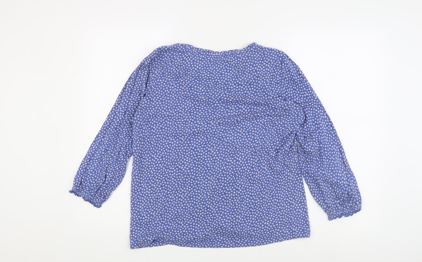 Fat Face Women's Blue Floral Tunic Blouse UK 10