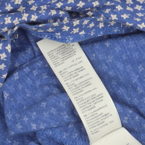 Fat Face Women's Blue Floral Tunic Blouse UK 10