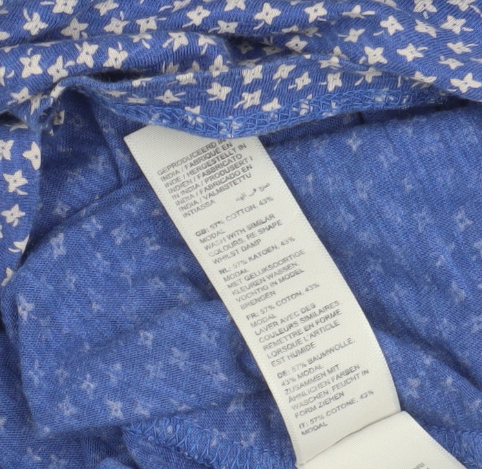 Fat Face Women's Blue Floral Tunic Blouse UK 10