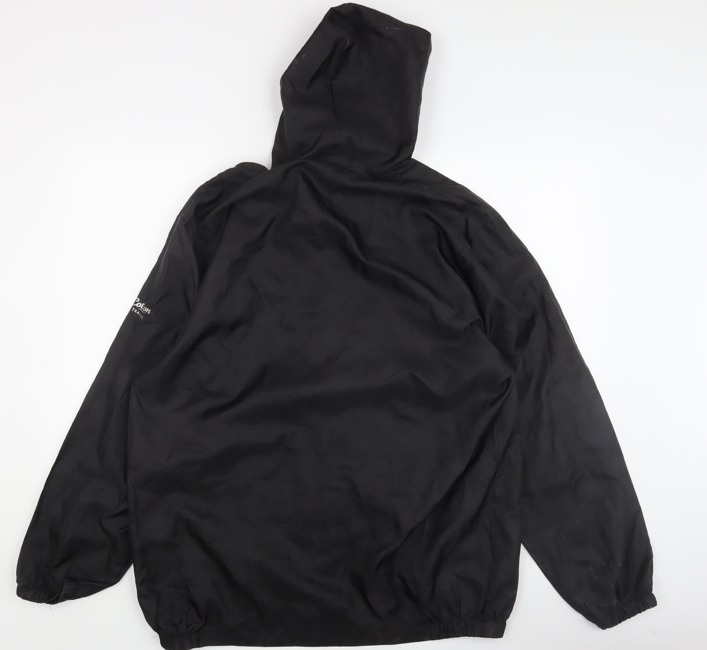 Cotton Traders Men's Black Windbreaker Jacket L