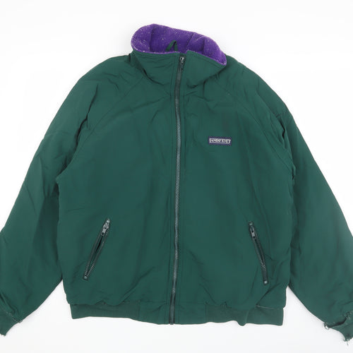 Lands' End Women's Green Jacket M Casual Winter