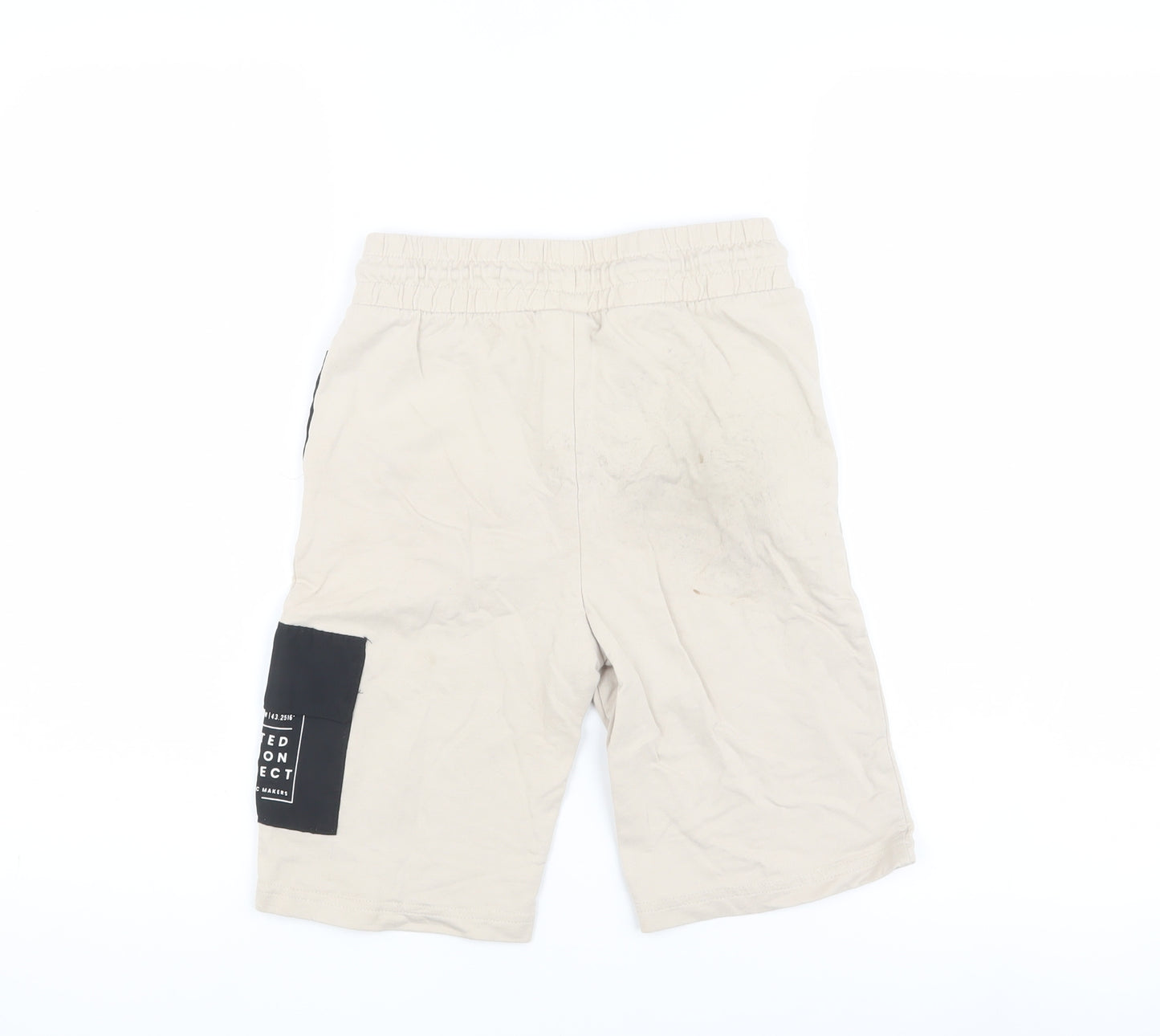 Outlaws Boys Beige Utility Shorts, Size 10-11 Years