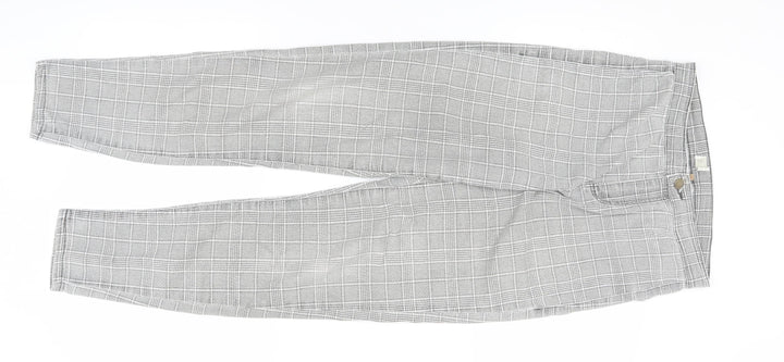 Topshop Unisex Grey Jogger Trousers, Size 28, Casual