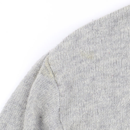 Warehouse Women's Grey Studded Pullover Jumper Size 12