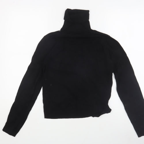 MNG Women's Black Roll Neck Pullover Jumper - Size M