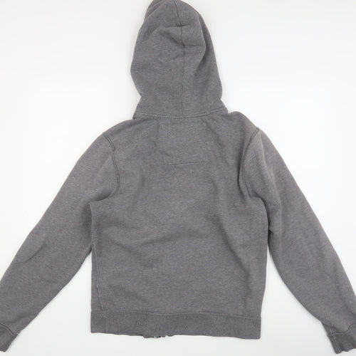 Abercrombie & Fitch Men's Grey Full Zip Hoodie M