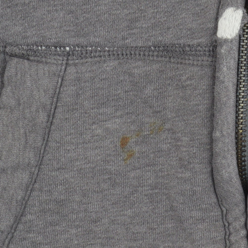 Abercrombie & Fitch Men's Grey Full Zip Hoodie M