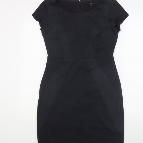 Basement Basic Women Black Size 12 Sheath Dress