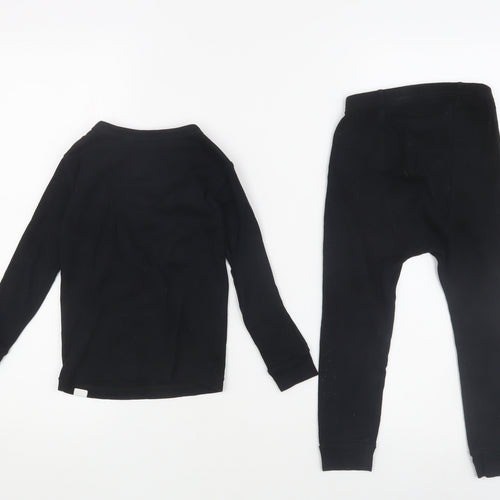 GAP Boys Black Glow Skeleton Pyjama Set 3 Years Halloween