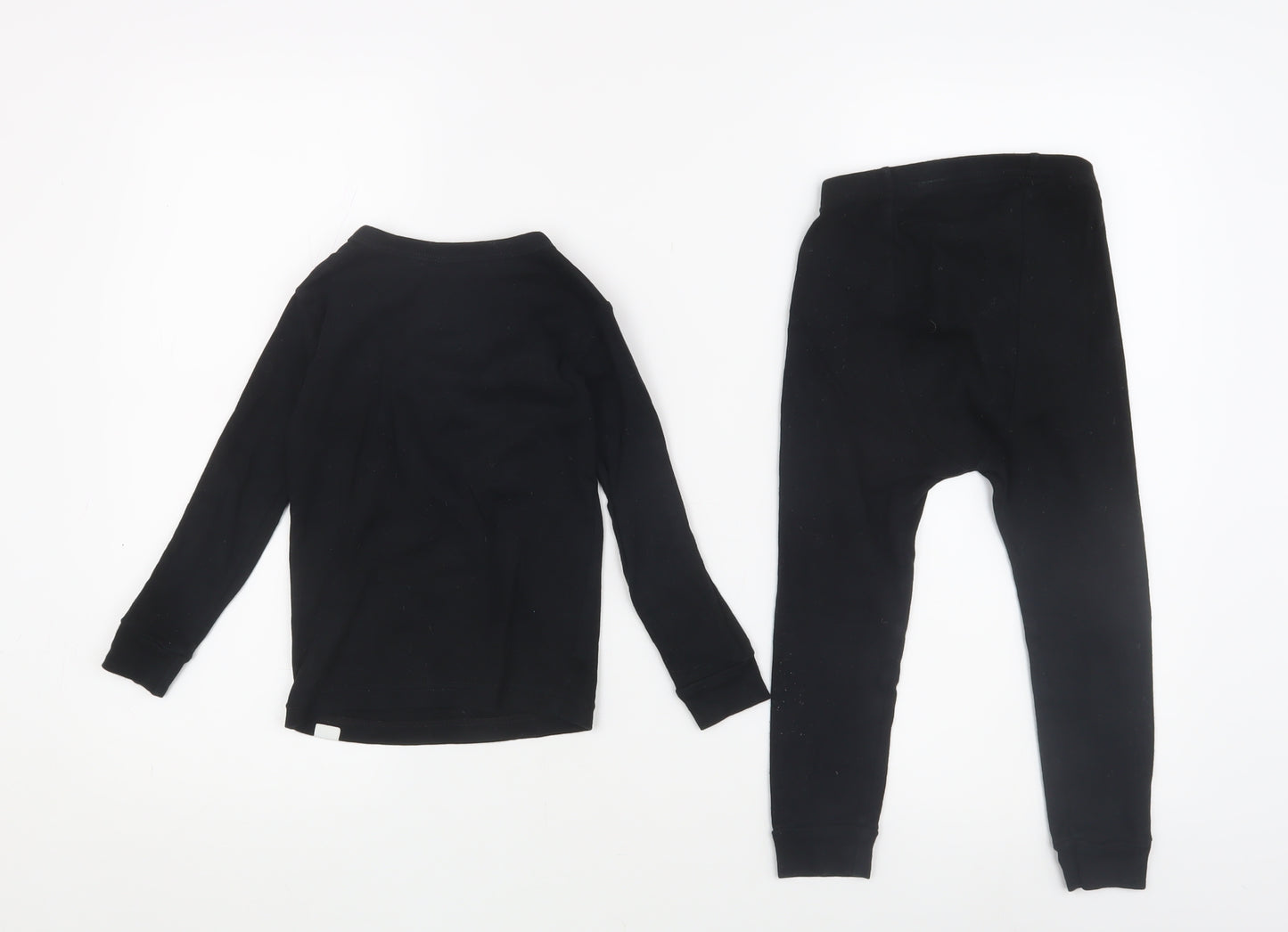 GAP Boys Black Glow Skeleton Pyjama Set 3 Years Halloween