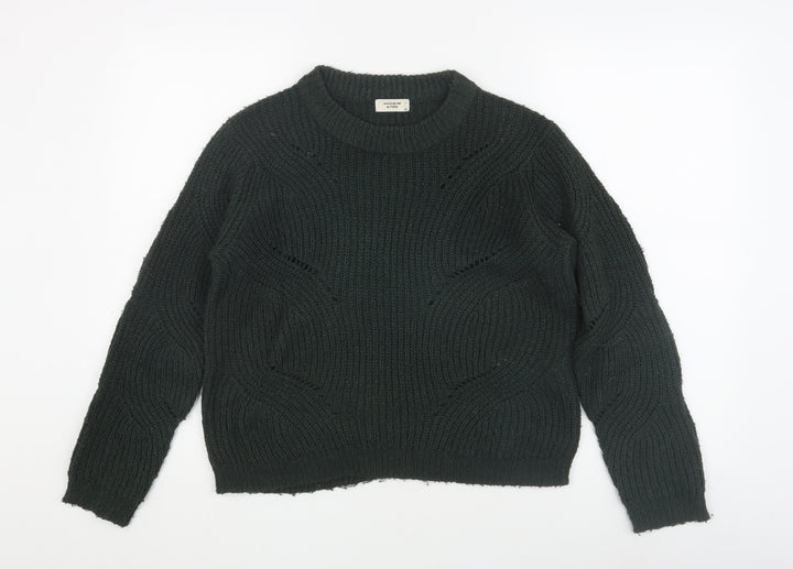 Jacqueline de Yong Women's Green Pullover, XS