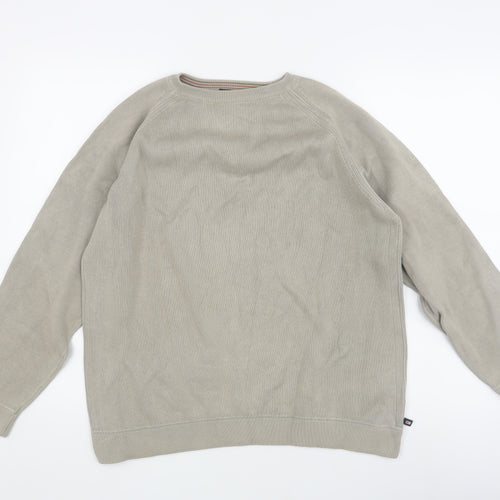 Marks and Spencer Men’s Grey Cotton Pullover, M Size