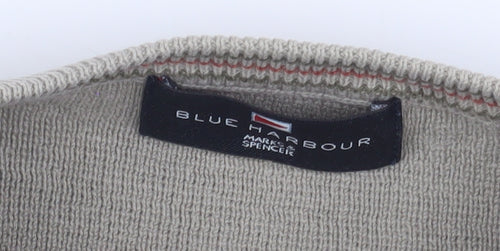 Marks and Spencer Men’s Grey Cotton Pullover, M Size
