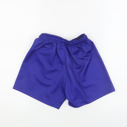 Krusada Boys Blue Athletic Shorts Size S for Gym & Training