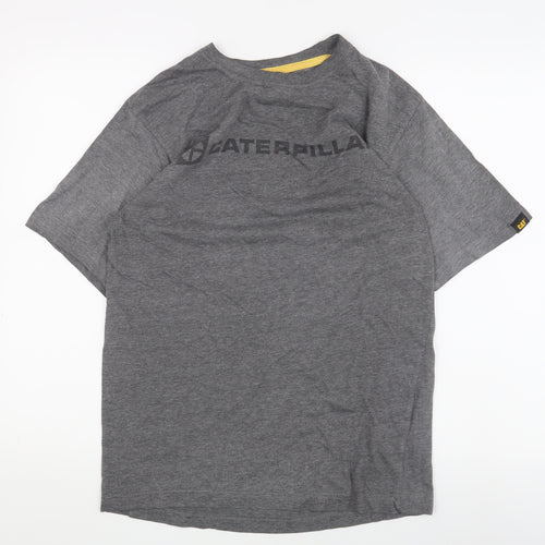 Caterpillar Men's Grey S Short Sleeve T-Shirt