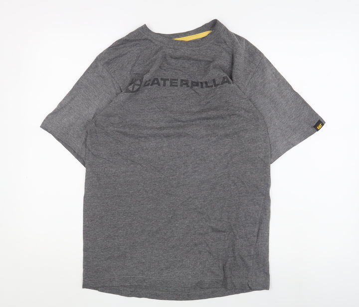 Caterpillar Men's Grey S Short Sleeve T-Shirt