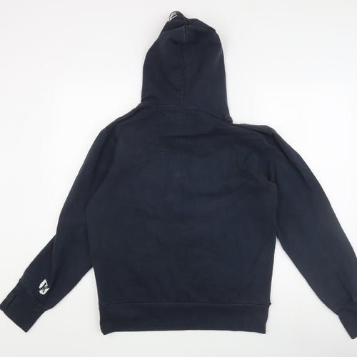 Hunch Men's Blue Pullover Hoodie - Medium, Sports Logo