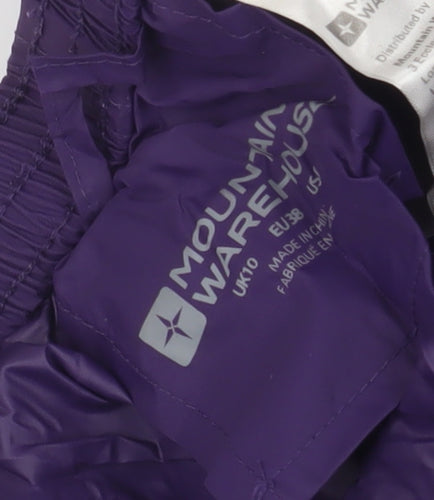 Mountain Warehouse Women's Purple Waterproof Rain Trousers