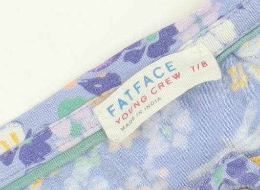Fatface Girls Multicoloured Jumpsuit 7-8 Years - Floral Pattern