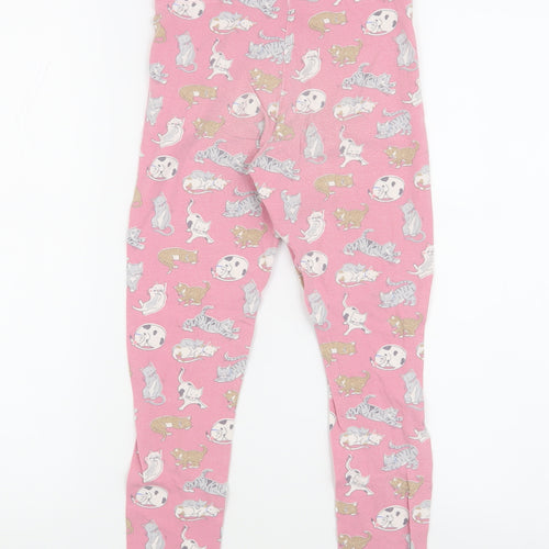 Boden Girls Pink Animal Print Leggings 8-9 Years