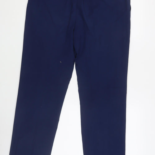dobell Men's Blue Slim Fit Dress Pants 36L
