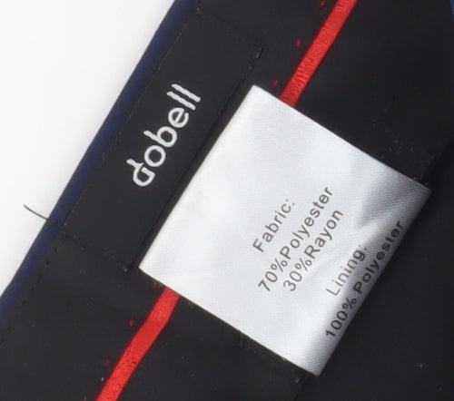 dobell Men's Blue Slim Fit Dress Pants 36L