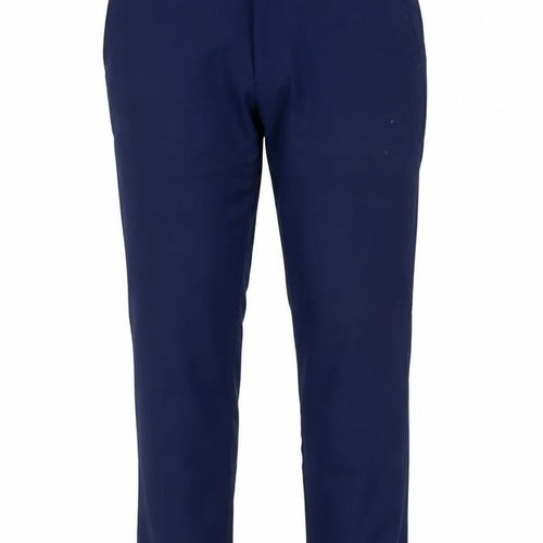 Dobell Men's Blue Slim Fit Dress Pants 36L