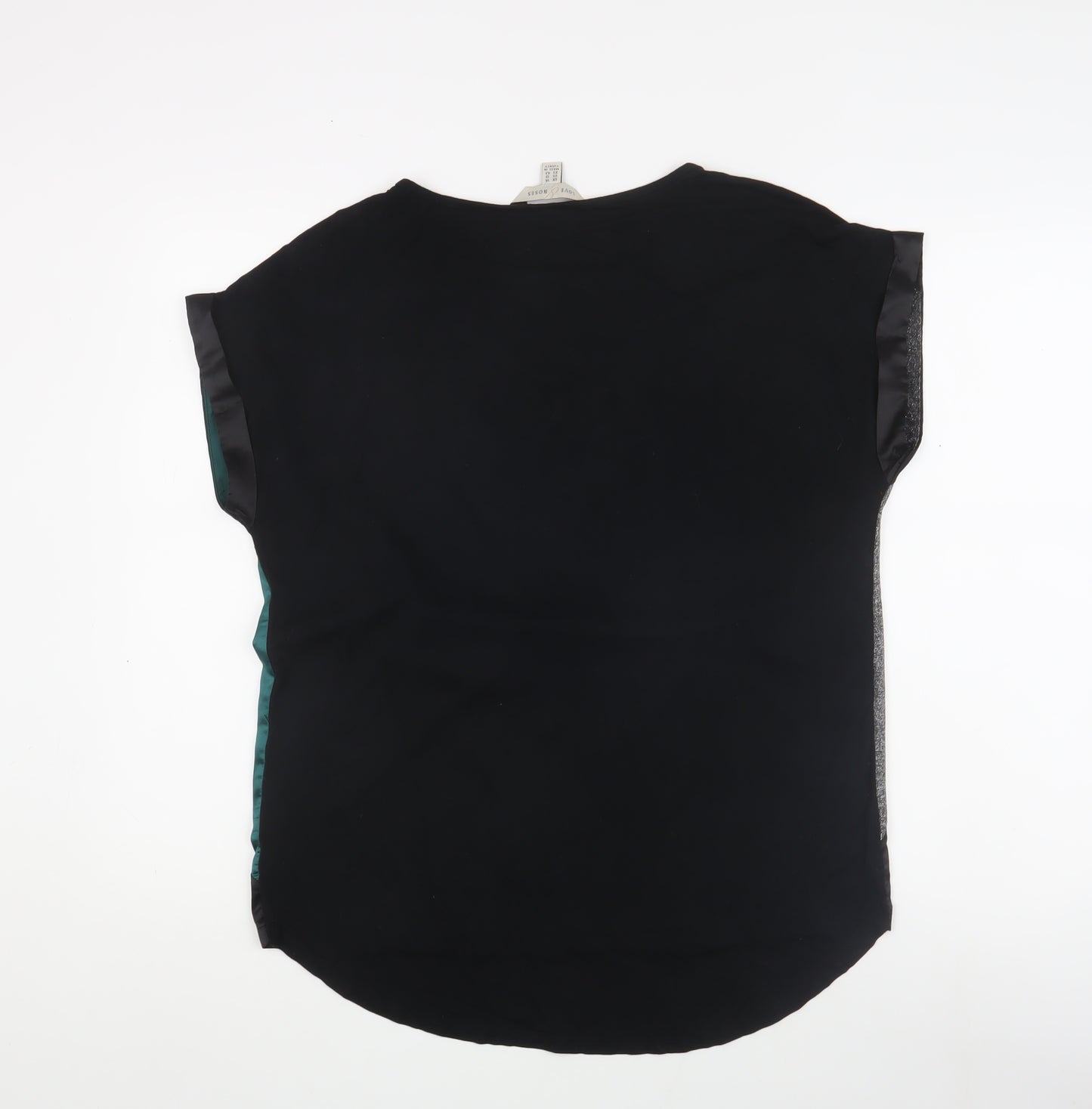 Love & Roses Women's Geometric Satin Blouse, Size 14