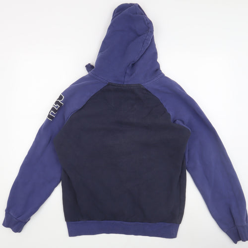 Brave Soul Men's Blue Full Zip Hoodie M
