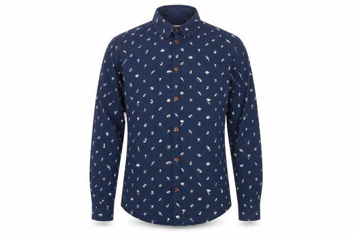 Jack & Jones Men's Blue Graphic Print Shirt S