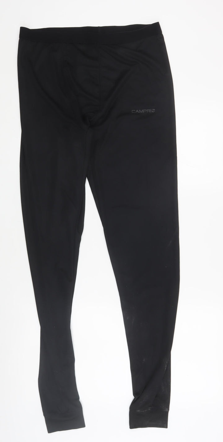 Campri Men's Black XL Compression Leggings