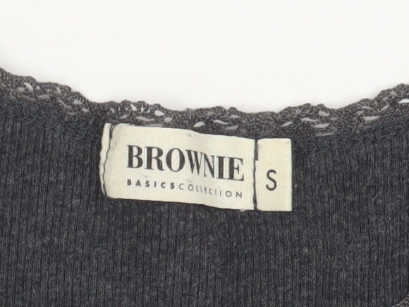 Brownie Women's Black Camisole Tank, Size S