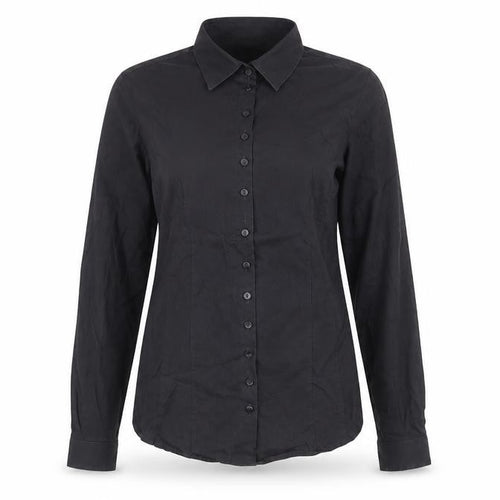 The Shirt Factory Women's Black Button-Up Shirt Size 10