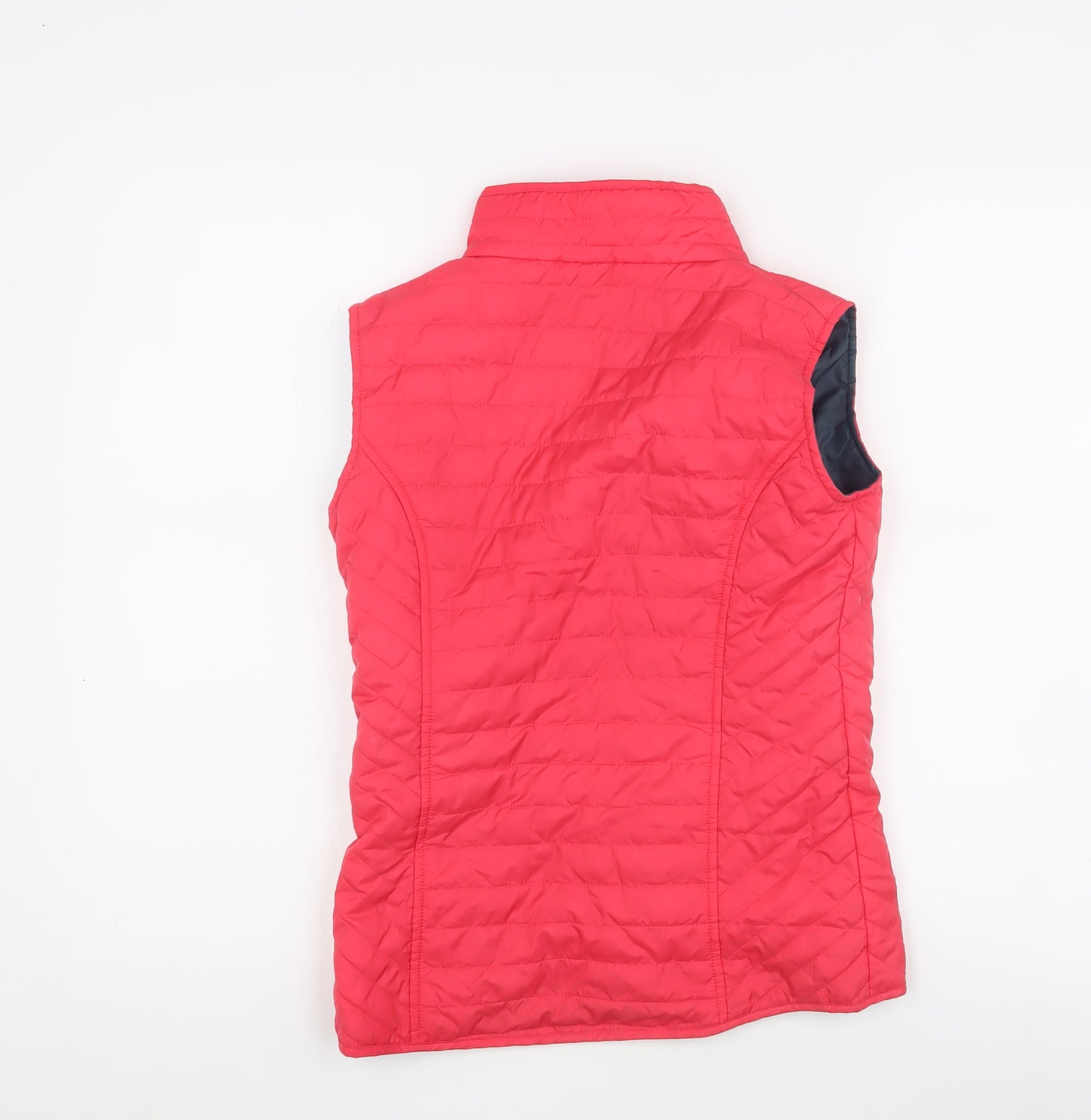 Decathlon Teen Red Quilted Waistcoat, Size 12, Full Zip