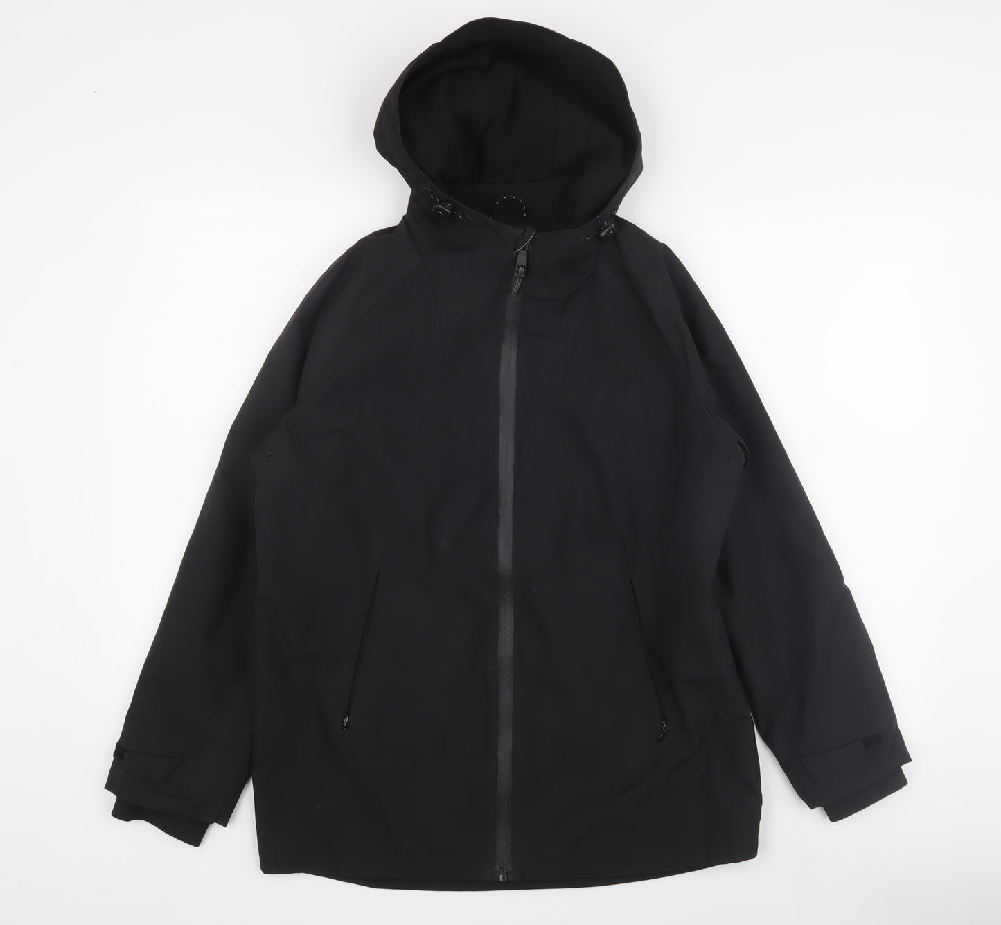 Marks and Spencer Teen Black Parka Jacket, Size 13-14