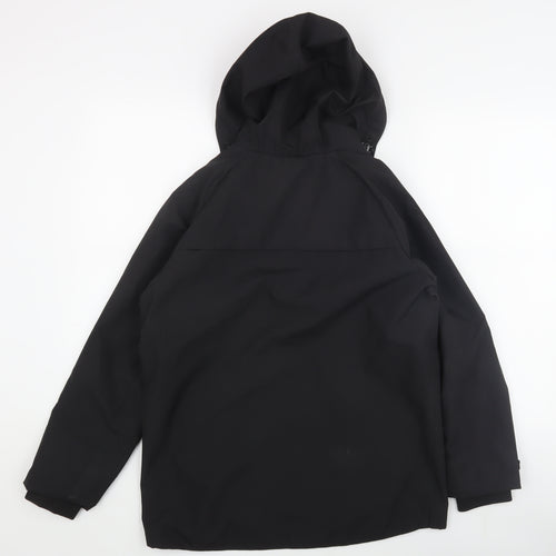 Marks and Spencer Teen Black Parka Jacket, Size 13-14