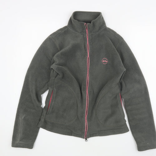 Chilli Pepper Women's Grey Fleece Jacket, Size 1, Full Zip
